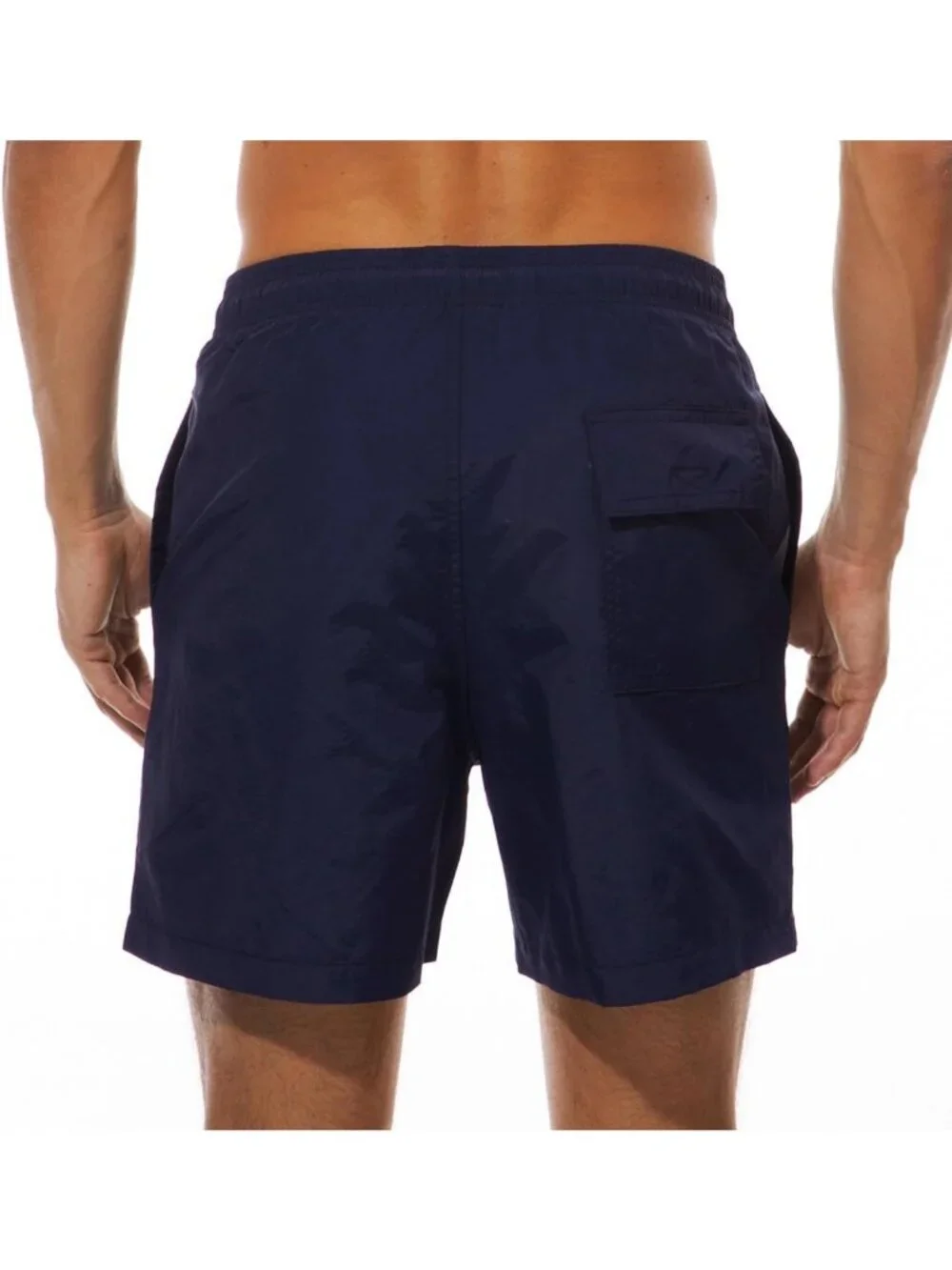 Quick Dry Men's Swim Trunks Beach Shorts with Pockets, Lightweight & Comfortable